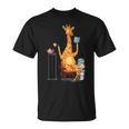 Kawaii Cute Giraffes Books And Tea Women's T-Shirt Kawaii Cute Giraffes Books And Tea Women's T-Shirt