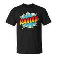 Kids Boys Damian Name Comic Book Superhero T-Shirt Kids Boys Damian Name Comic Book Superhero T-Shirt