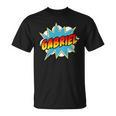 Kids Boys Gabriel Name Comic Book Superhero T-Shirt Kids Boys Gabriel Name Comic Book Superhero T-Shirt