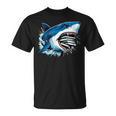 Kids Shark With School Books Back To School Shark Lovers T-Shirt Kids Shark With School Books Back To School Shark Lovers T-Shirt