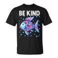 Be Kind Rainbow Scale Fish Teacher Reading Book Toddler T-Shirt