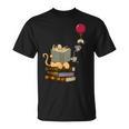 Kittens Cats Tea Books And Balloon T-Shirt Kittens Cats Tea Books And Balloon T-Shirt