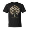 Knowledge Growth Tree Bibliophile Book Lover Library Art T-Shirt Knowledge Growth Tree Bibliophile Book Lover Library Art T-Shirt