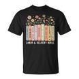 Labor And Delivery Nurse Book Wildflower Mother Baby Nursing T-Shirt Labor And Delivery Nurse Book Wildflower Mother Baby Nursing T-Shirt