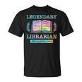 Legendary Librarian Established 1963 Library Book Birthday T-Shirt Legendary Librarian Established 1963 Library Book Birthday T-Shirt