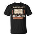 Legendary Librarian Established 1972 Library Book Birthday T-Shirt