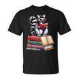 Lemur Reading Books Matching Bookworm Readers Librarian T-Shirt Lemur Reading Books Matching Bookworm Readers Librarian T-Shirt