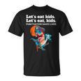 Let's Eat Kids Punctuation Saves Books Grammar T-Shirt