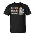 Librarian Book Reader Reading Unicorn Adventure T-Shirt Librarian Book Reader Reading Unicorn Adventure T-Shirt
