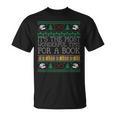 Librarian Books Reading Ugly Christmas Sweaters T-Shirt