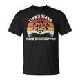Librarians Make Shhh Happen Open Book Librarian T-Shirt Librarians Make Shhh Happen Open Book Librarian T-Shirt