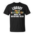 Library Art For Men Women Bookworm Reading Book Lovers T-Shirt Library Art For Men Women Bookworm Reading Book Lovers T-Shirt