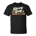 Library Lady School Librarian Cataloger Books Book Lover T-Shirt