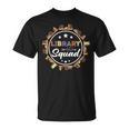 Library Squad Bookworm Public School Librarian Book Lover T-Shirt