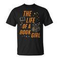 The Life Of A Book Girl Reader Aesthetic Graphic T-Shirt