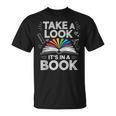 Take A Look Its In A Book Chalkboard Team Bookworm Librarian T-Shirt Take A Look Its In A Book Chalkboard Team Bookworm Librarian T-Shirt