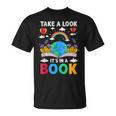 Take A Look It's In A Book Reading Vintage Retro Rainbow T-Shirt Take A Look It's In A Book Reading Vintage Retro Rainbow T-Shirt