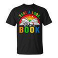 Take A Look It's In A Book Retro Groovy Reading Books Lovers T-Shirt Take A Look It's In A Book Retro Groovy Reading Books Lovers T-Shirt