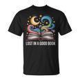 Lost In A Good Book Moon And Stars Fantasy BookTok T-Shirt Lost In A Good Book Moon And Stars Fantasy BookTok T-Shirt