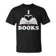I Love Books Shirt T-Shirt