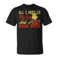 i Love Reading Apparel All i Need Is My Dog And a Good Book Men Women T-Shirt i Love Reading Apparel All i Need Is My Dog And a Good Book Men Women T-Shirt