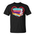 I Love Reading Book Heart Love Books Library T-Shirt I Love Reading Book Heart Love Books Library T-Shirt