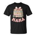 Mama Book First Chapter Birthday Family Matching Party T-Shirt