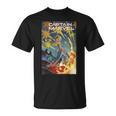 Marvel Comixology Captain Marvel She-Hulk Comic Book Cover T-Shirt Marvel Comixology Captain Marvel She-Hulk Comic Book Cover T-Shirt