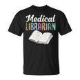 Medical Librarian Leopard Print Library Book Graphic T-Shirt Medical Librarian Leopard Print Library Book Graphic T-Shirt