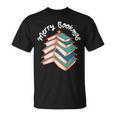 Merry Bookmas Christmas Tree Avid Reader Book Lover Xmas T-Shirt Merry Bookmas Christmas Tree Avid Reader Book Lover Xmas T-Shirt