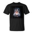 Motif With Magical Magic Book T-Shirt Motif With Magical Magic Book T-Shirt