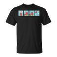 Mr Men Mr Strong Mr Small Retro Comic Book T-Shirt