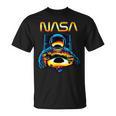 NASA Astronaut In Space Hole Comic Book Style Geek T-Shirt