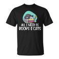 All I Need Is Books & Cats T-Shirt