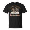 A New Chapter Begins Retirement Floral Book Retired 2026 T-Shirt A New Chapter Begins Retirement Floral Book Retired 2026 T-Shirt