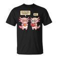 How Many Nights Reading Axolotl Book Lover Cat Reader T-Shirt