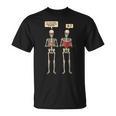 How Many Nights Reading Skeleton Book Lover Reader T-Shirt