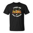 I Have No Shelf Control Book Lover Playful Bookworm T-Shirt