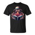Octopus Reading Book Kraken Bookworm T-Shirt
