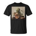 Octopus Reads a Book Book Lovers T-Shirt