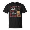 Oh What Fun It Is To Read Christmas Cute Reindeer Read Books T-Shirt