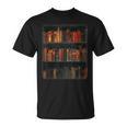 Old Books On Vintage Bookshelves Dark Academia Aesthetic T-Shirt Old Books On Vintage Bookshelves Dark Academia Aesthetic T-Shirt