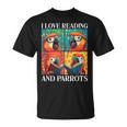 Parrot Love Reading And Parrots Child Book Lover T-Shirt