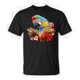 Parrot Reading Book T-Shirt Parrot Reading Book T-Shirt