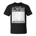 Party It's My 21st Birthday Sign My Shirt Guestbook T-Shirt Party It's My 21st Birthday Sign My Shirt Guestbook T-Shirt