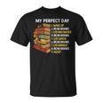 My Perfect Day Wake Up Read Books Funny Book Lover Tee T-Shirt