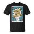 Please CHEW Quieter Comic Book Pop Art Misophonia T-Shirt
