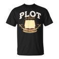 Plot It Builds Character Book Reading T-Shirt