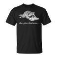 The Plot Thickens Raccoon Book Lover T-Shirt The Plot Thickens Raccoon Book Lover T-Shirt