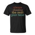 Plot Twists Mystery Book Lover Reading Literary Bookish T-Shirt Plot Twists Mystery Book Lover Reading Literary Bookish T-Shirt